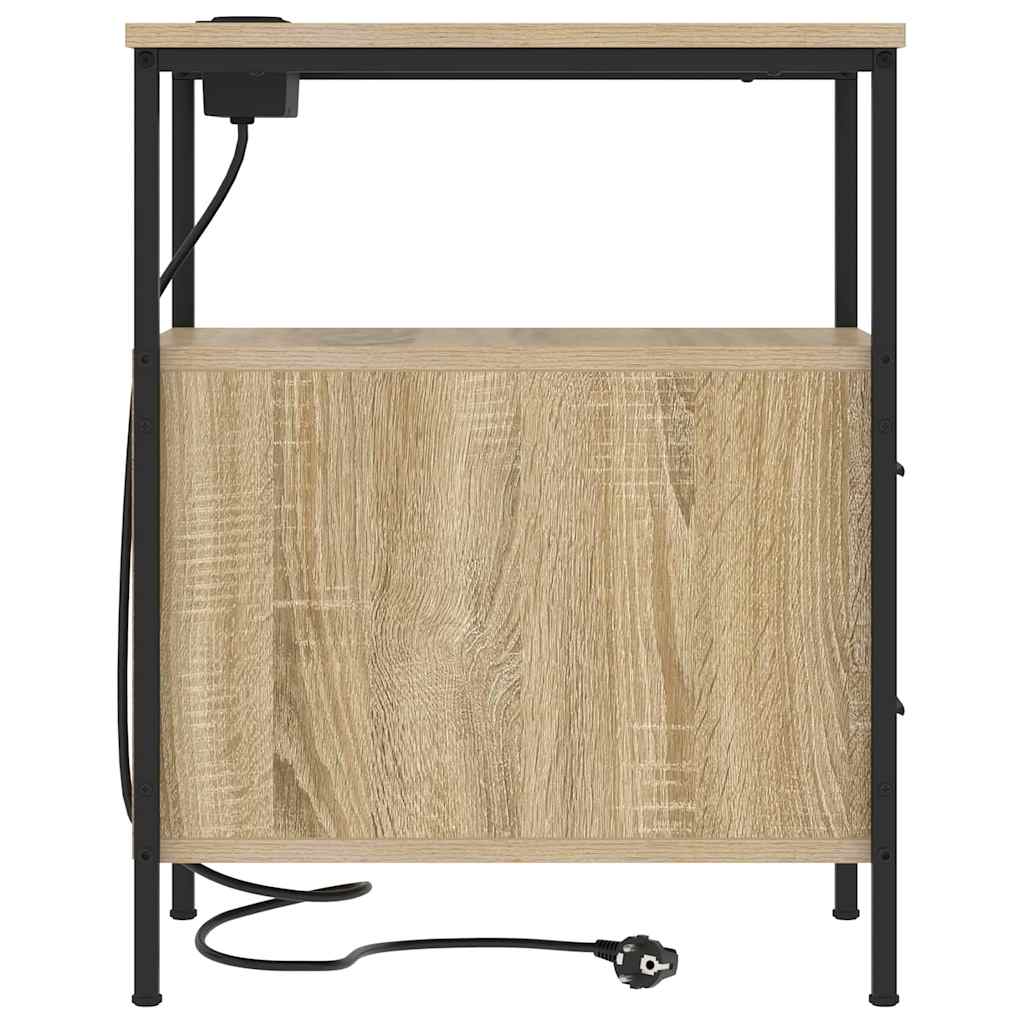 Noćni ormar s ladicama 2 pcs Sonoma hrast 30 x 48 x 61 cm