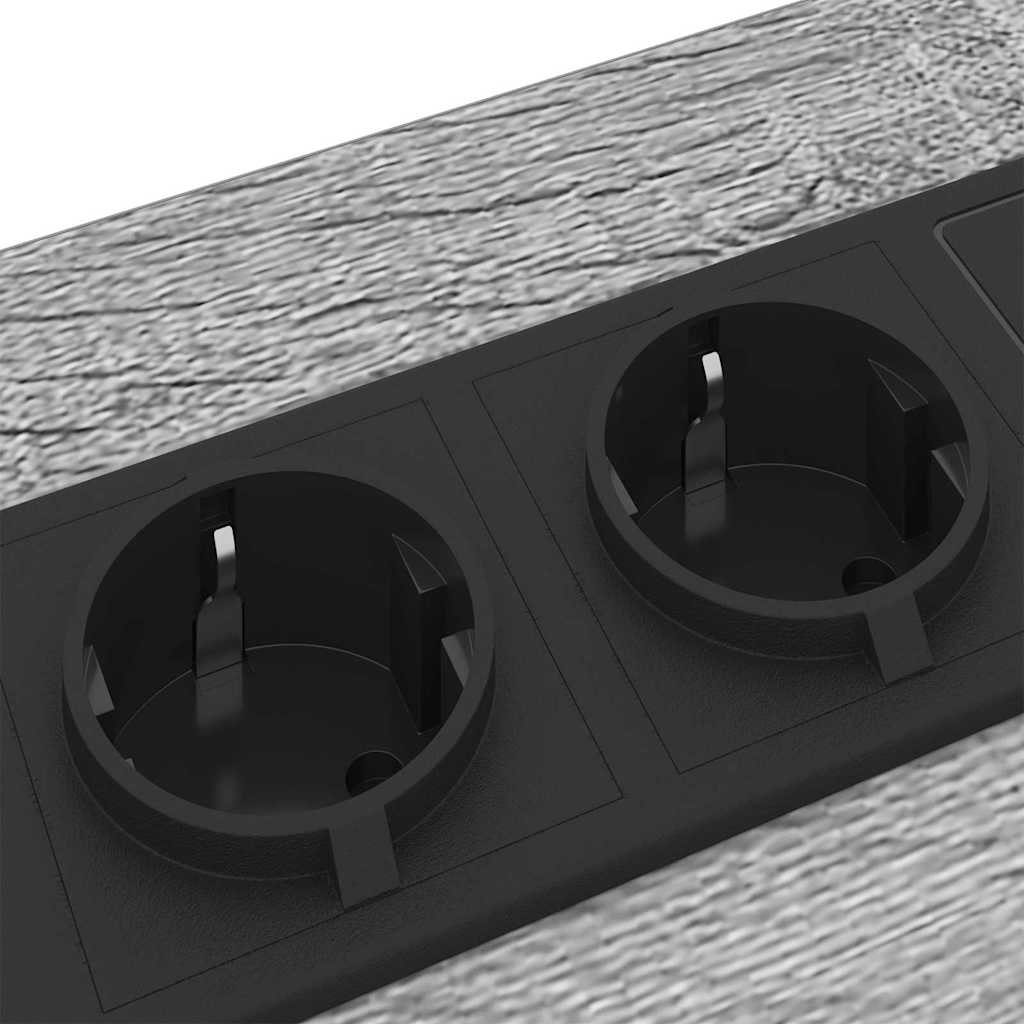 Noćni ormar 2 pcs Siva Sonoma 30 x 48 x 61 cm Konstruirano drvo