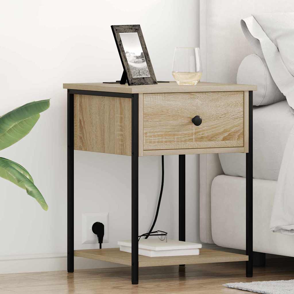 Noćni ormar Sonoma hrast 42 x 41 x 56 cm Konstruirano drvo