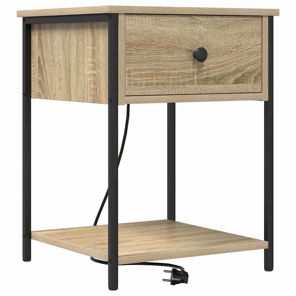 Noćni ormar Sonoma hrast 42 x 41 x 56 cm Konstruirano drvo