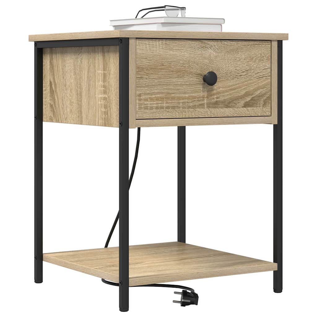 Noćni ormar Sonoma hrast 42 x 41 x 56 cm Konstruirano drvo