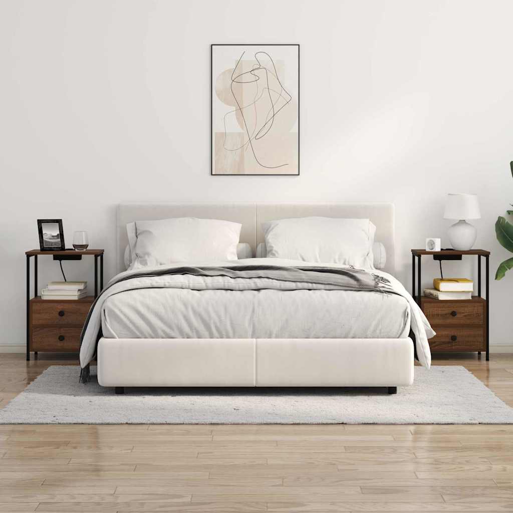 Noćni ormar Smeđi hrast 40 x 31 x 60 cm Konstruirano drvo