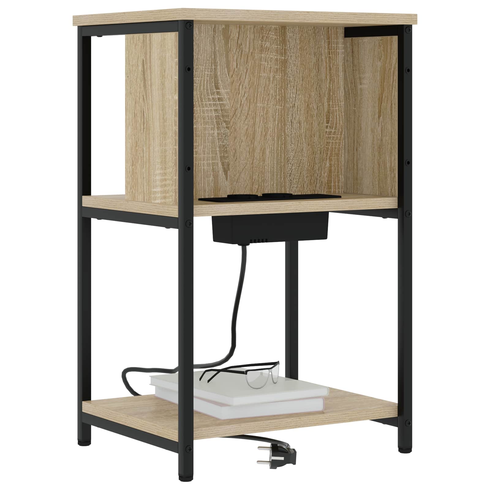 Noćni ormar 2 pcs Sonoma hrast 38 x 31 x 61 cm