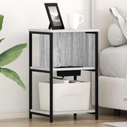 Noćni ormar 2 pcs Siva Sonoma 38 x 31 x 61 cm Konstruirano drvo