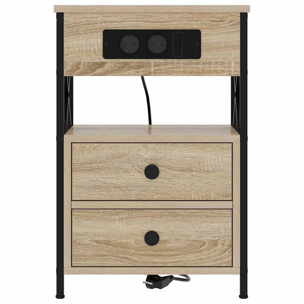 Noćni ormar Sonoma hrast 40 x 31 x 60 cm Konstruirano drvo