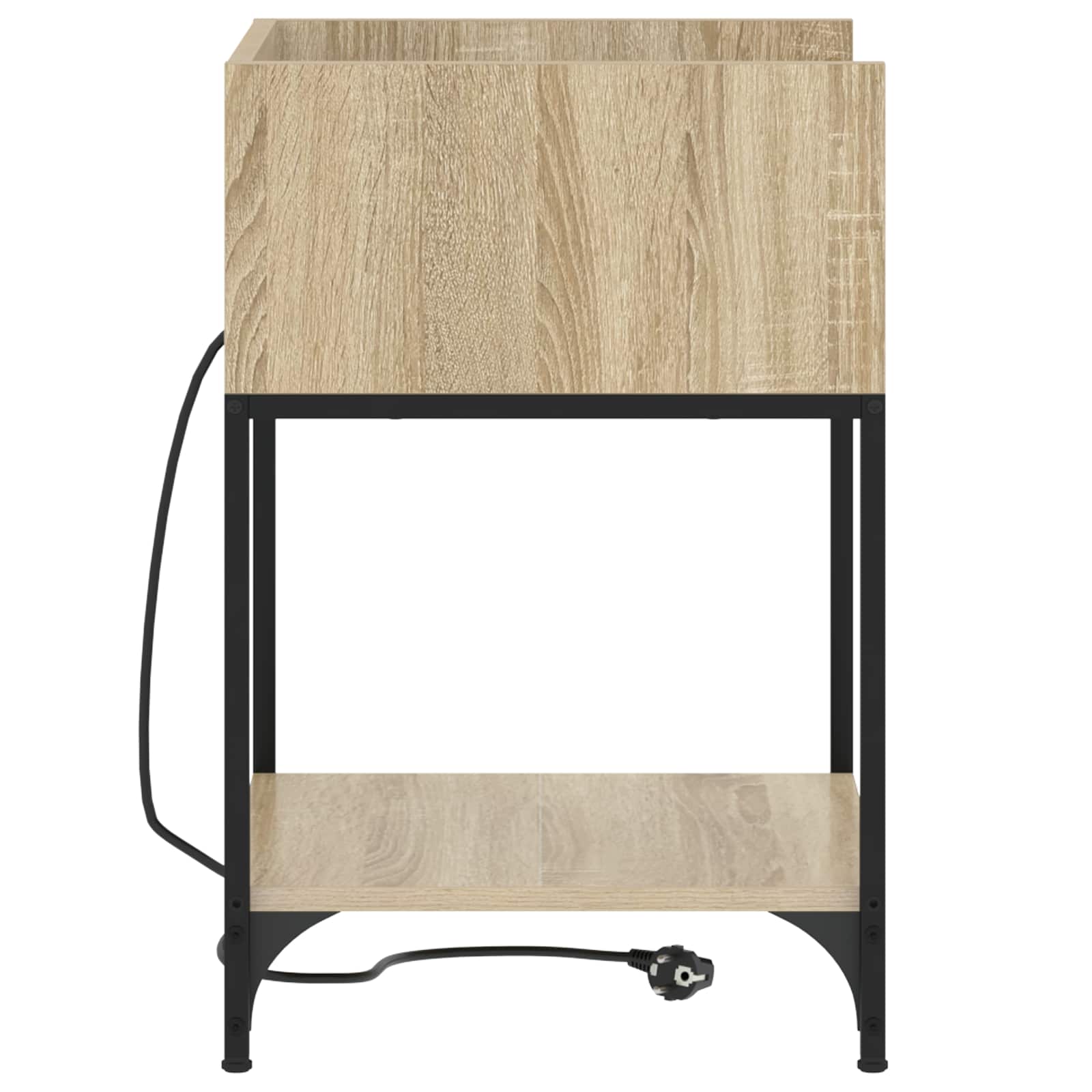 Noćni ormar s policom 2 pcs Sonoma hrast 40 x 40 x 61 cm