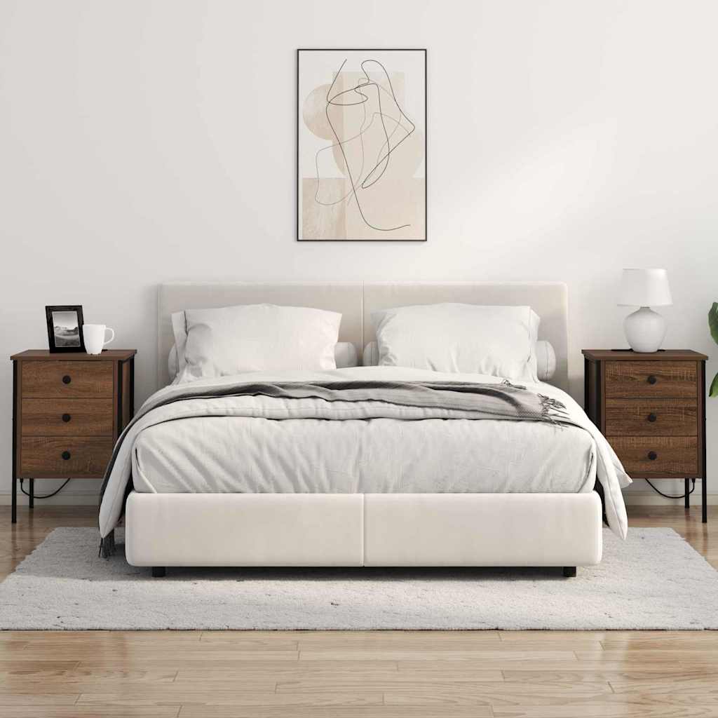 Noćni ormar Smeđi hrast 42 x 41 x 61 cm Konstruirano drvo