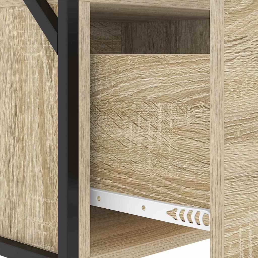 Noćni ormar s ladicama 2 pcs Sonoma hrast 40 x 31 x 60 cm