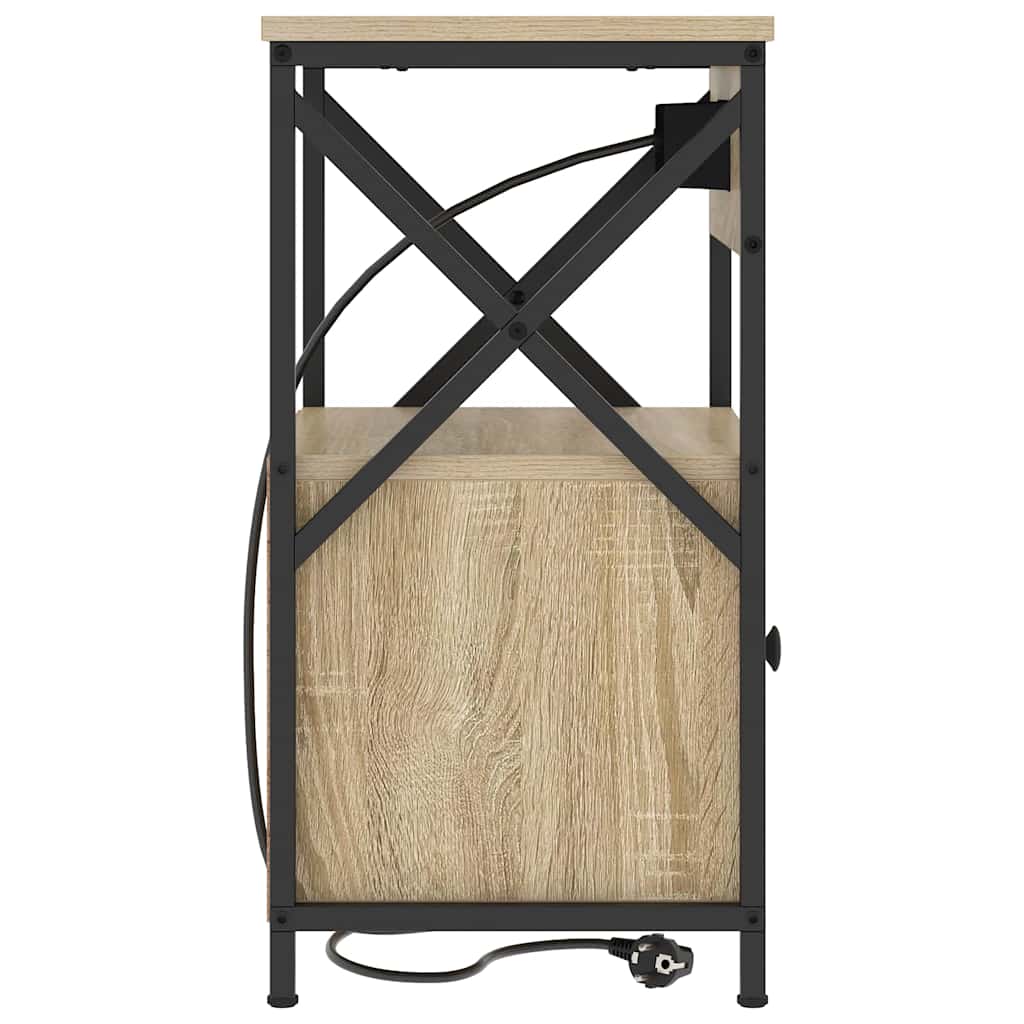 Noćni ormar s ladicama 2 pcs Sonoma hrast 40 x 31 x 60 cm