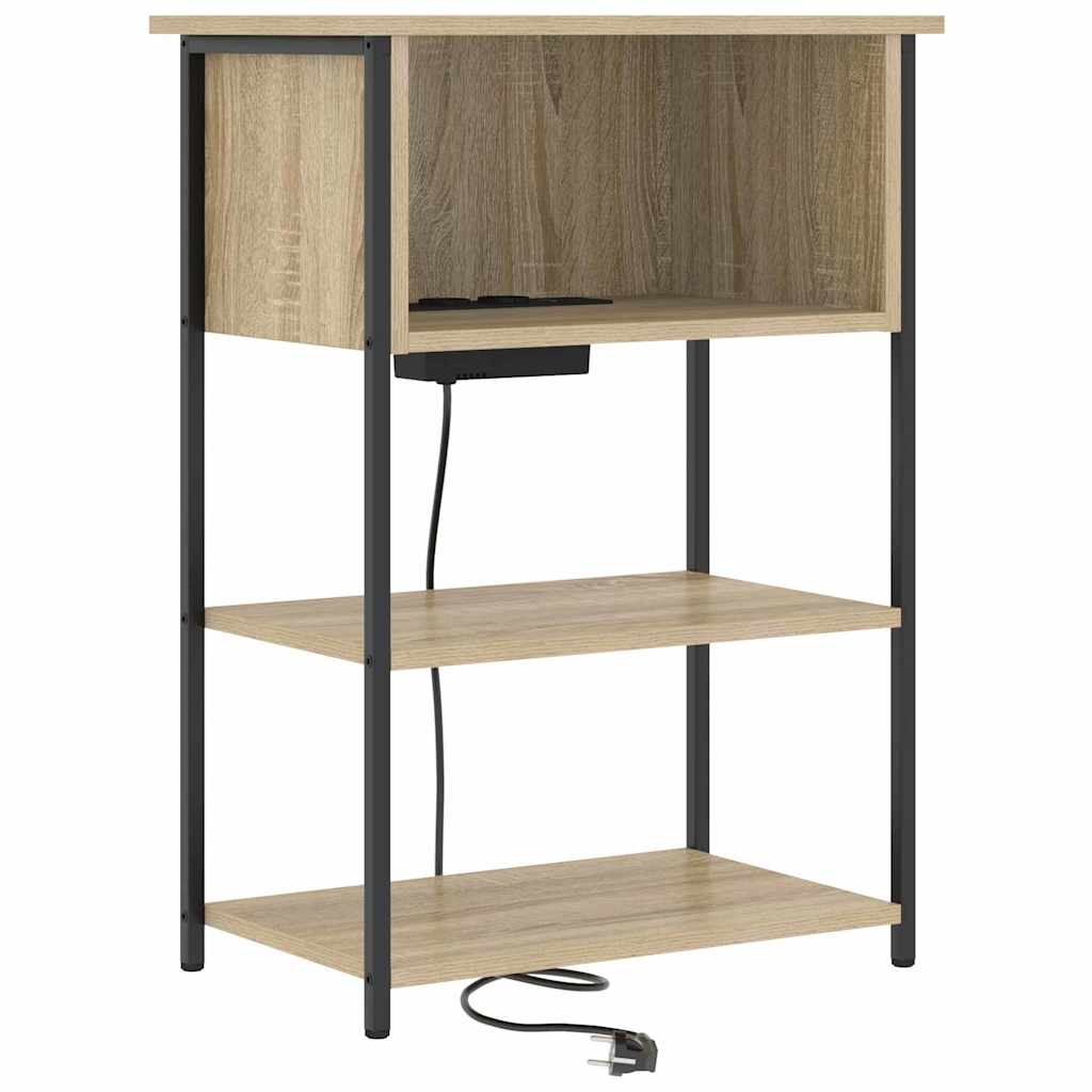 Noćni ormar Sonoma hrast 55 x 31 x 76 cm Konstruirano drvo