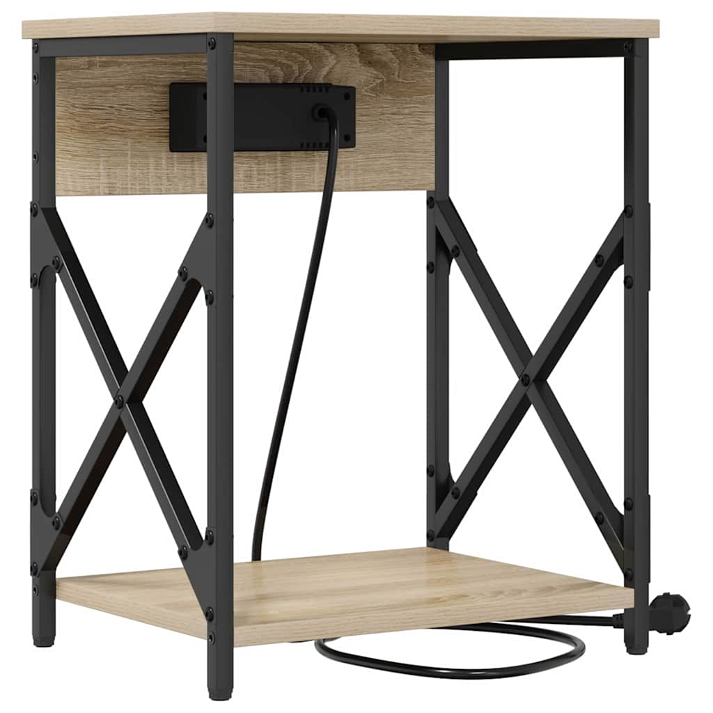 Noćni ormar Sonoma hrast 41 x 31 x 51 cm Konstruirano drvo