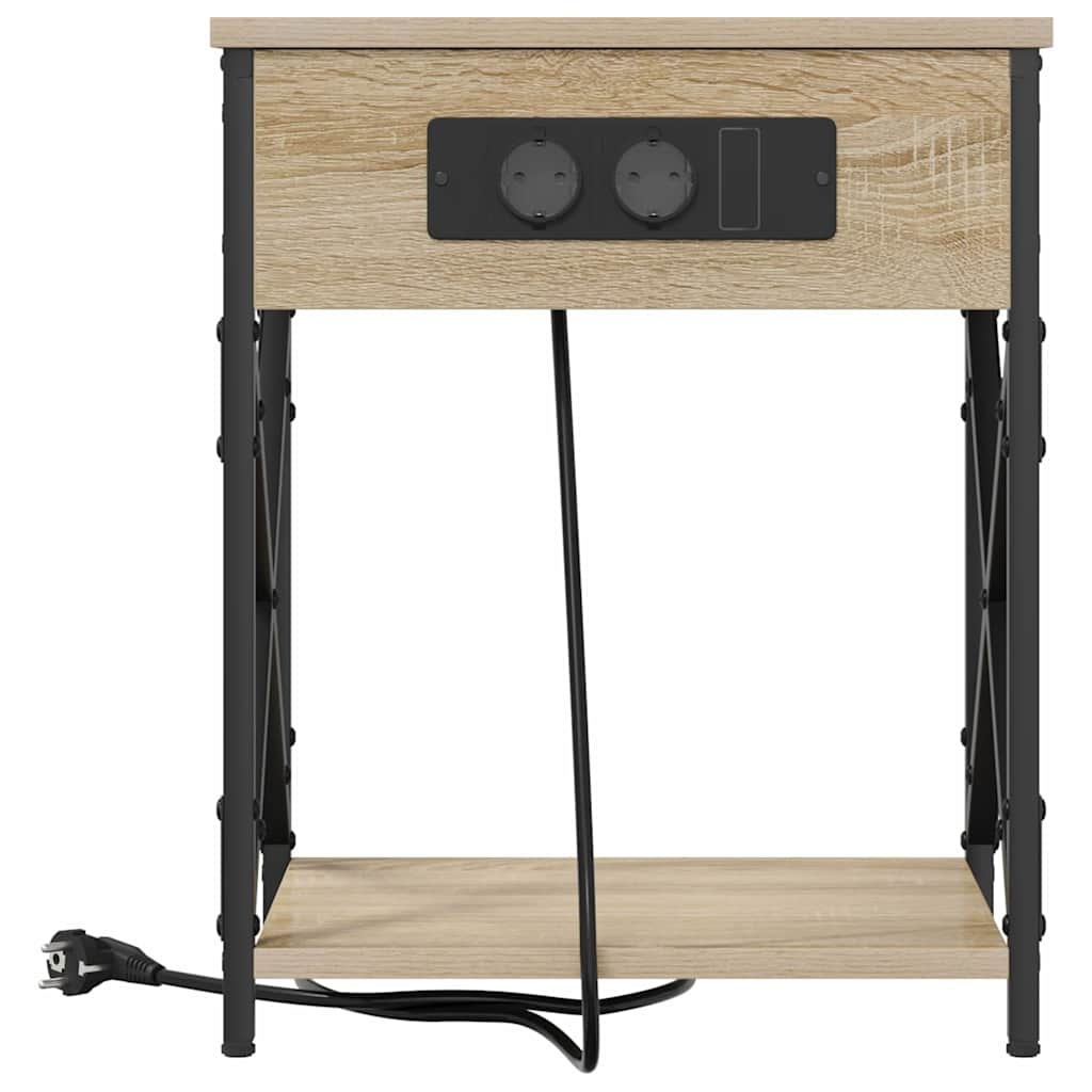 Noćni ormar Sonoma hrast 41 x 31 x 51 cm Konstruirano drvo