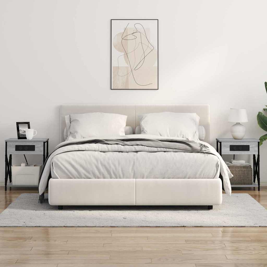 Noćni ormar Siva Sonoma 41 x 31 x 51 cm Konstruirano drvo