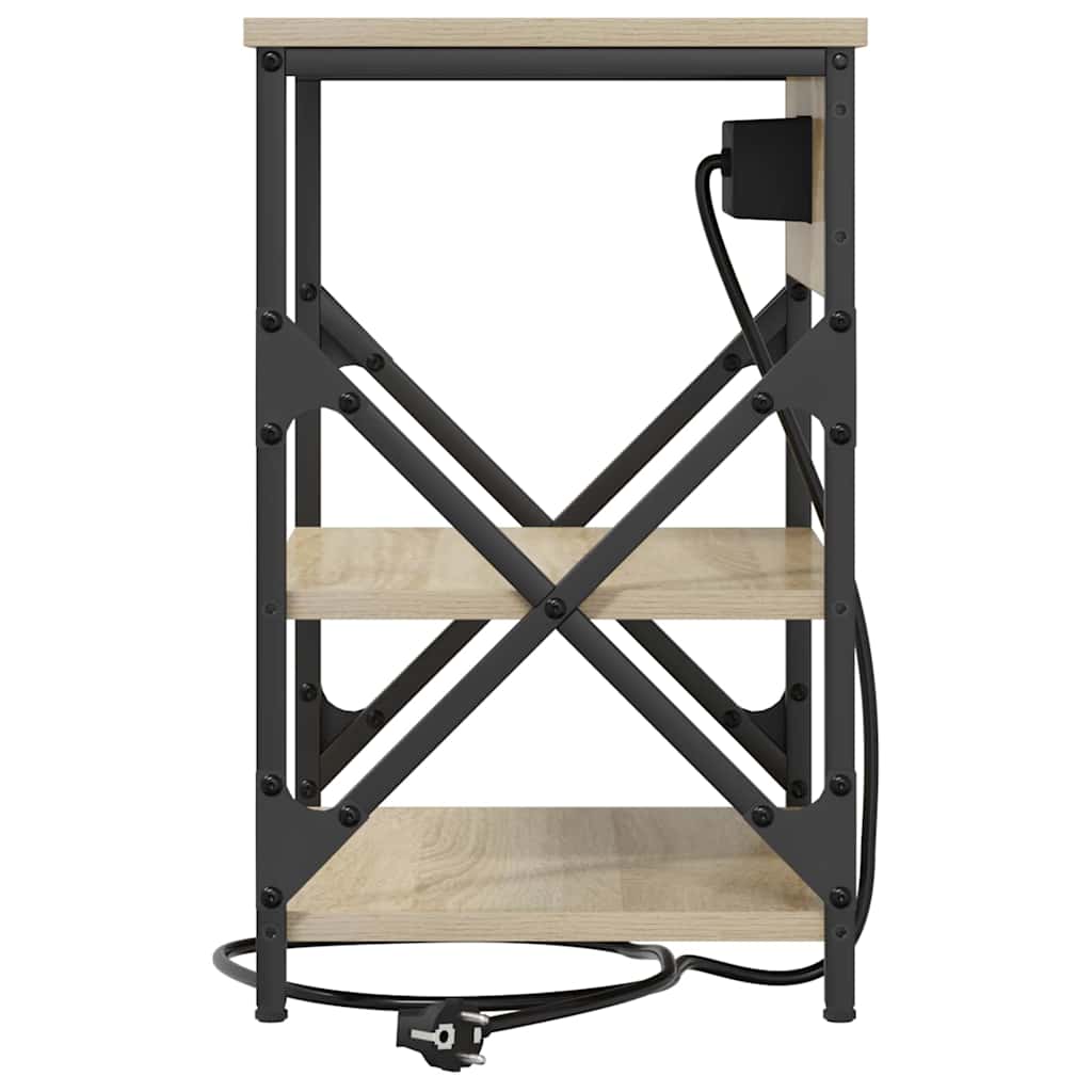 Noćni ormar Sonoma hrast 41 x 31 x 51 cm Konstruirano drvo