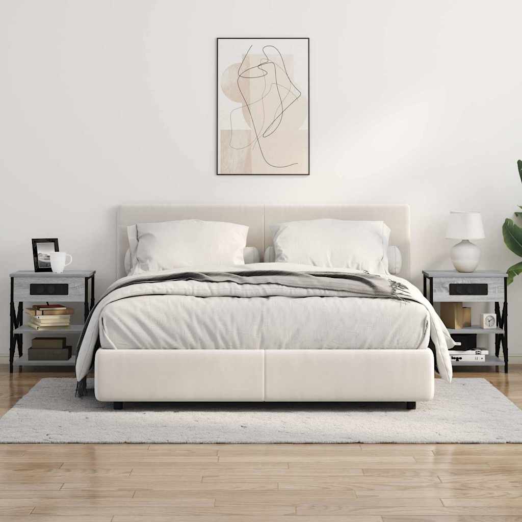 Noćni ormar Siva Sonoma 41 x 31 x 51 cm Konstruirano drvo