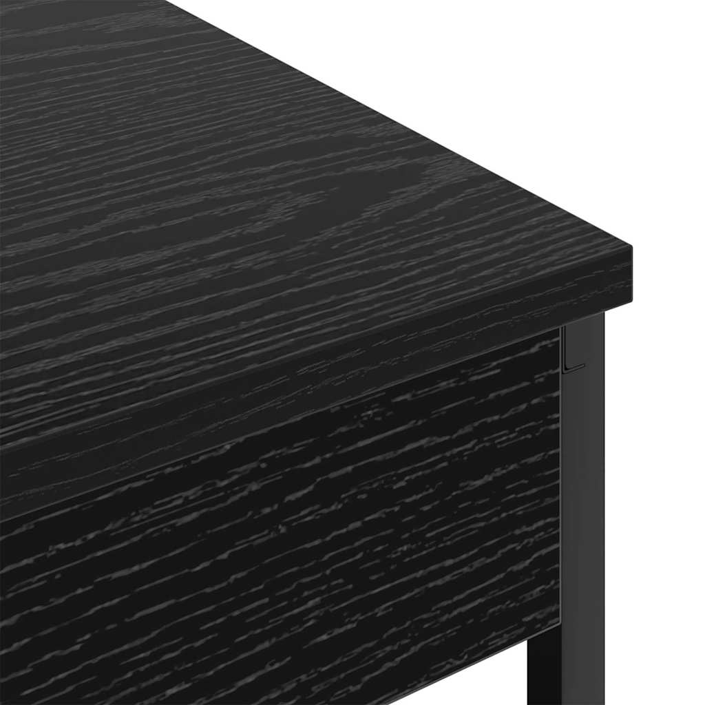 Noćni ormar 2 pcs Crni hrast 41 x 31 x 51 cm Konstruirano drvo