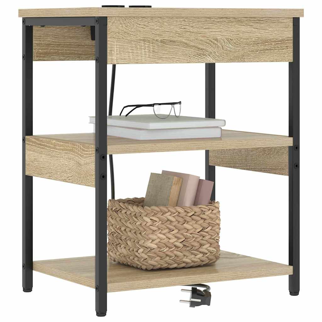 Noćni ormar Sonoma hrast 41 x 31 x 51 cm Konstruirano drvo