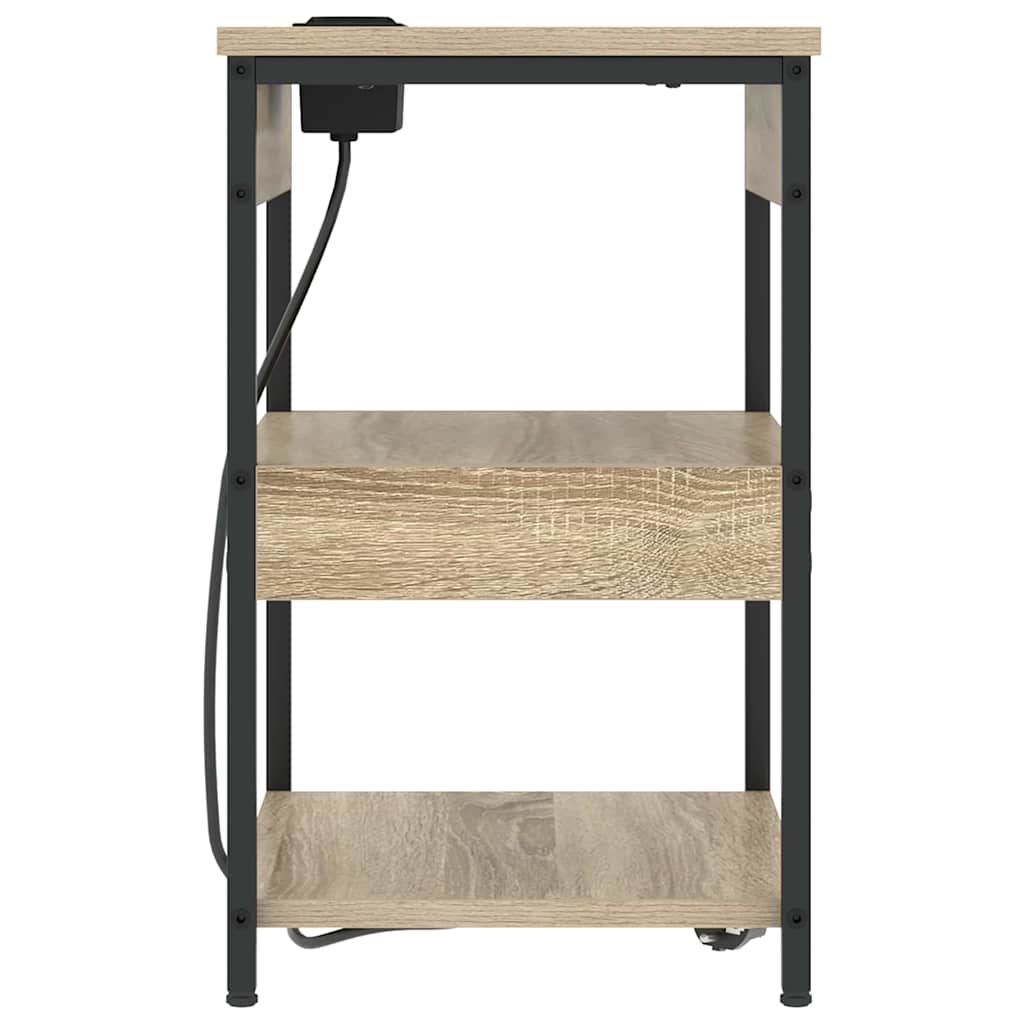 Noćni ormar Sonoma hrast 41 x 31 x 51 cm Konstruirano drvo