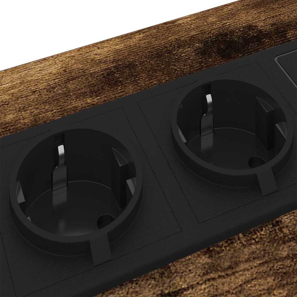 Noćni ormar 2 pcs Dimljeni hrast 41 x 31 x 51 cm