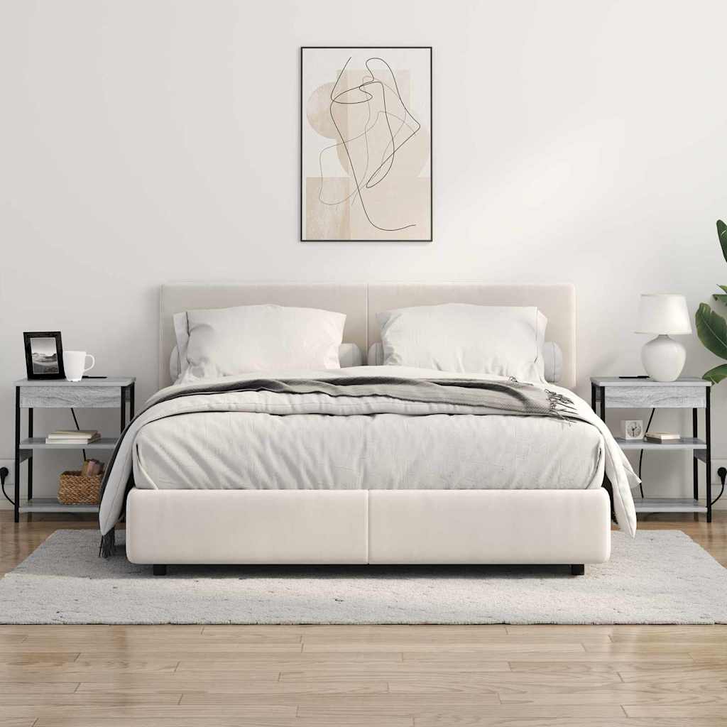 Noćni ormar Siva Sonoma 41 x 31 x 51 cm Konstruirano drvo