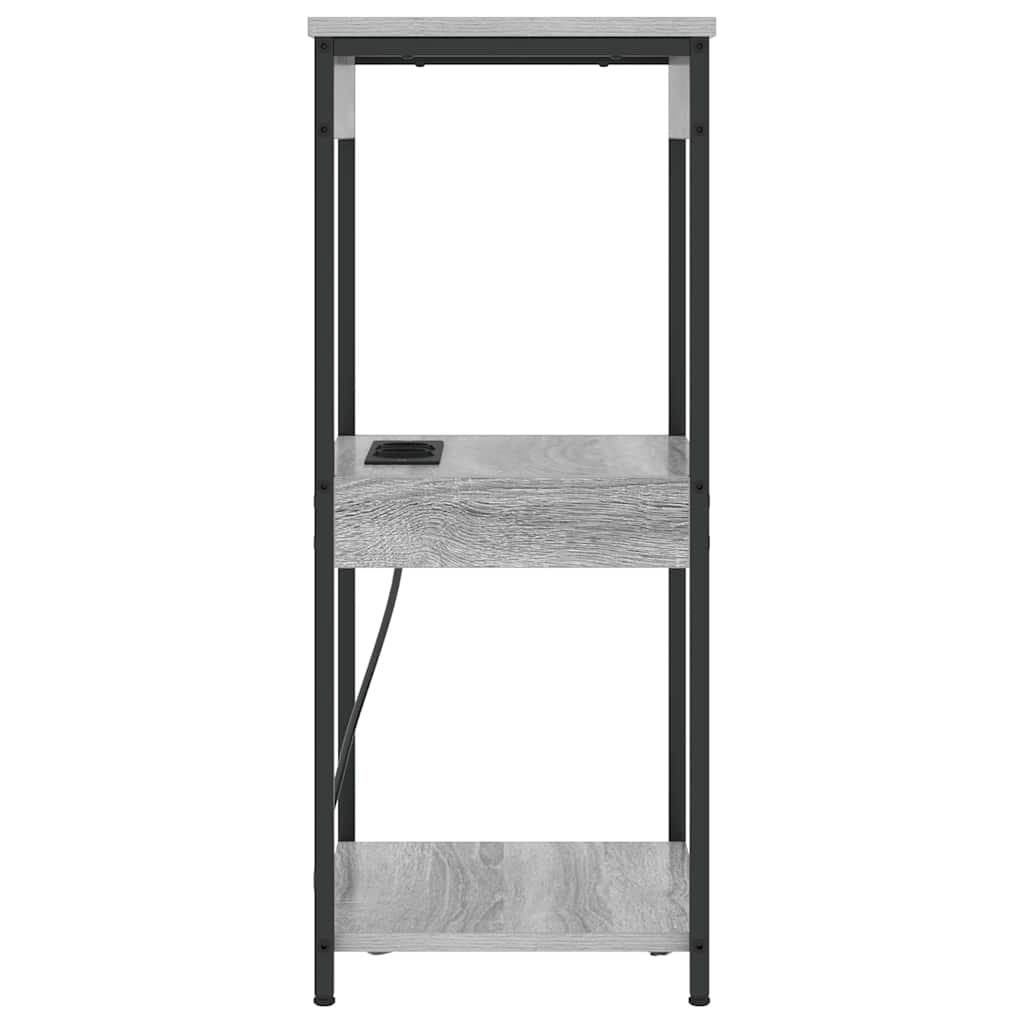 Noćni ormar Siva Sonoma 41 x 31 x 76 cm Konstruirano drvo