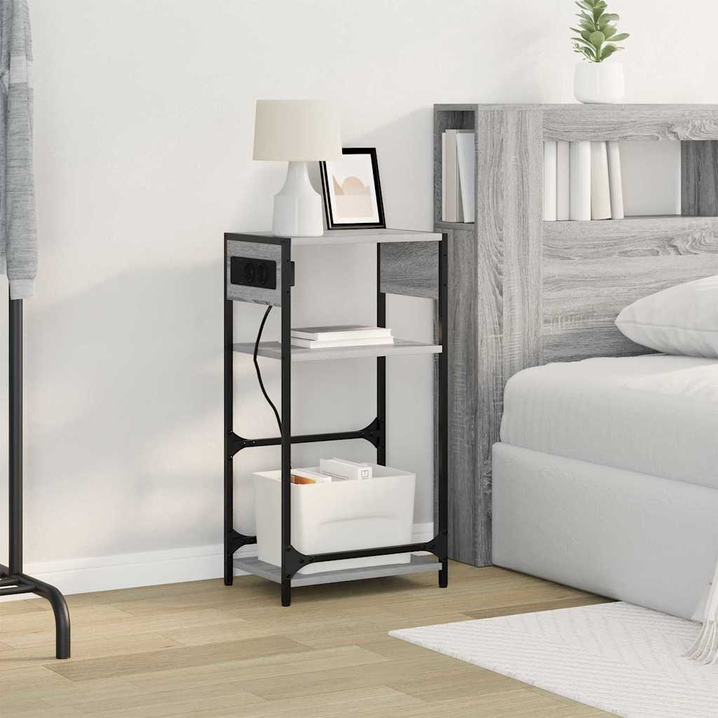 Noćni ormar Siva Sonoma 40 x 27 x 76 cm Konstruirano drvo