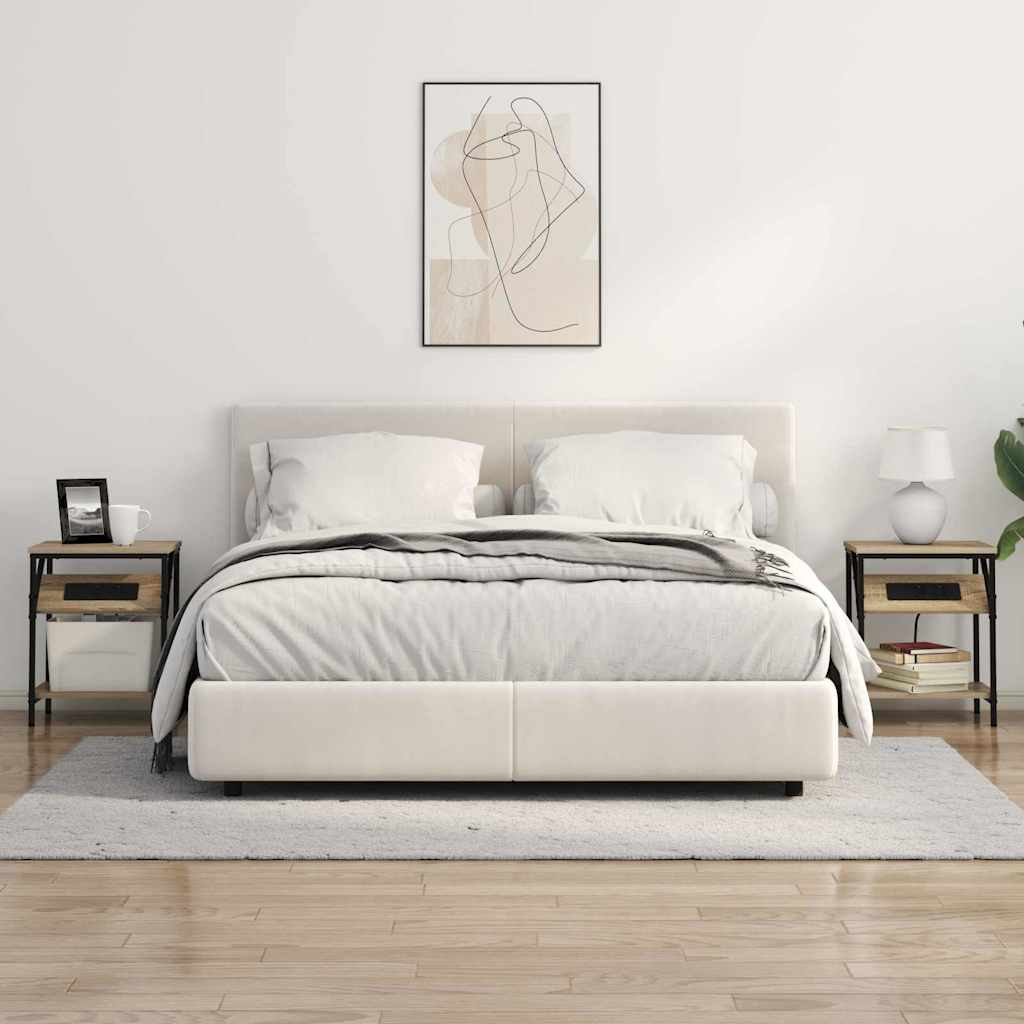 Noćni ormar 2 pcs Sonoma hrast 38 x 30 x 48 cm