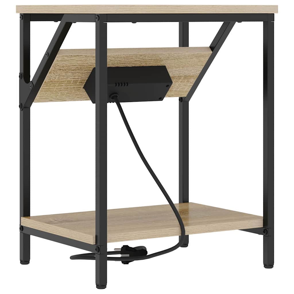 Noćni ormar 2 pcs Sonoma hrast 38 x 30 x 48 cm