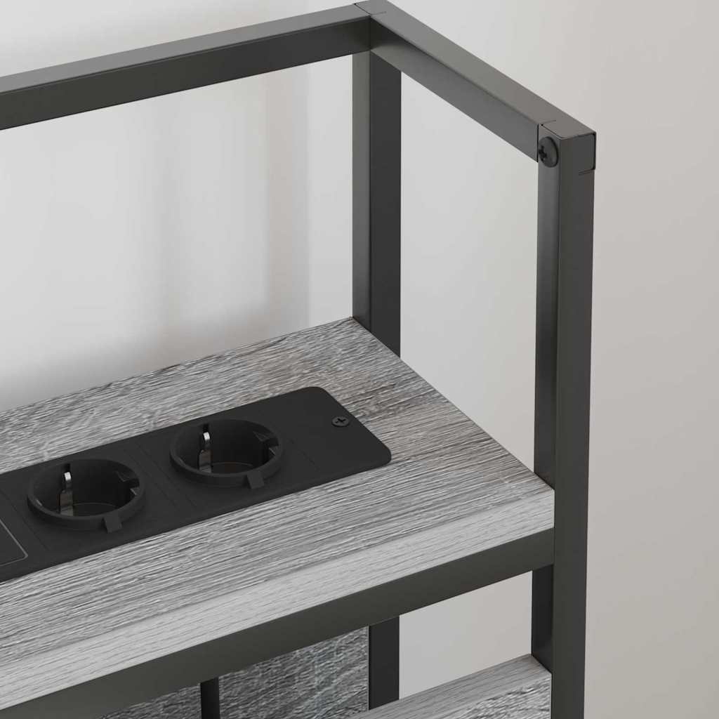 Skladišno uzglavlje Sivi hrast sonoma Konstruirano drvo
