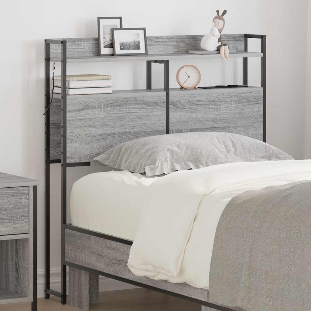 Skladišno uzglavlje Sivi hrast sonoma Konstruirano drvo