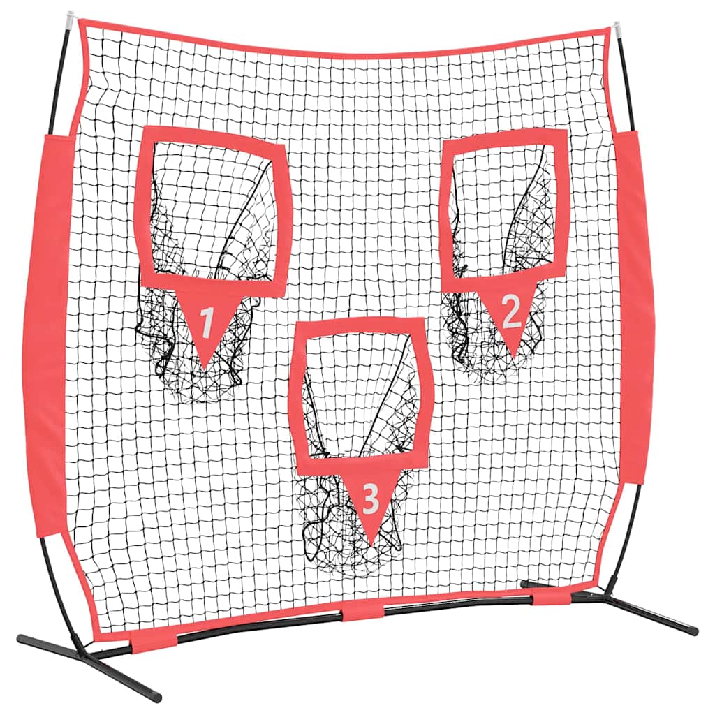 Mreža za vježbanje baseballa Crna 214,5 x 89,5 x 181 cm