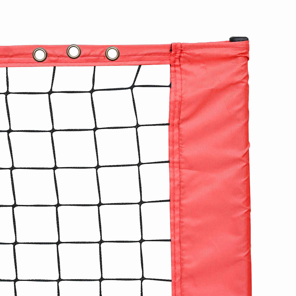 Teniska mreža Crna i crvena 595 x 90,5 x 87 cm Poliester