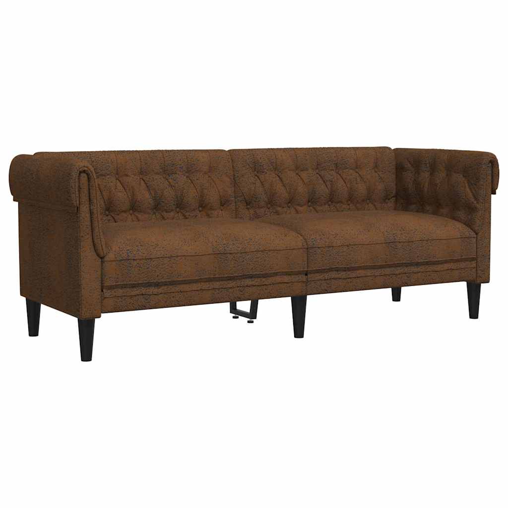 Sofa Smeđa 201,5 x 74,5 x 74,5 cm Poliester