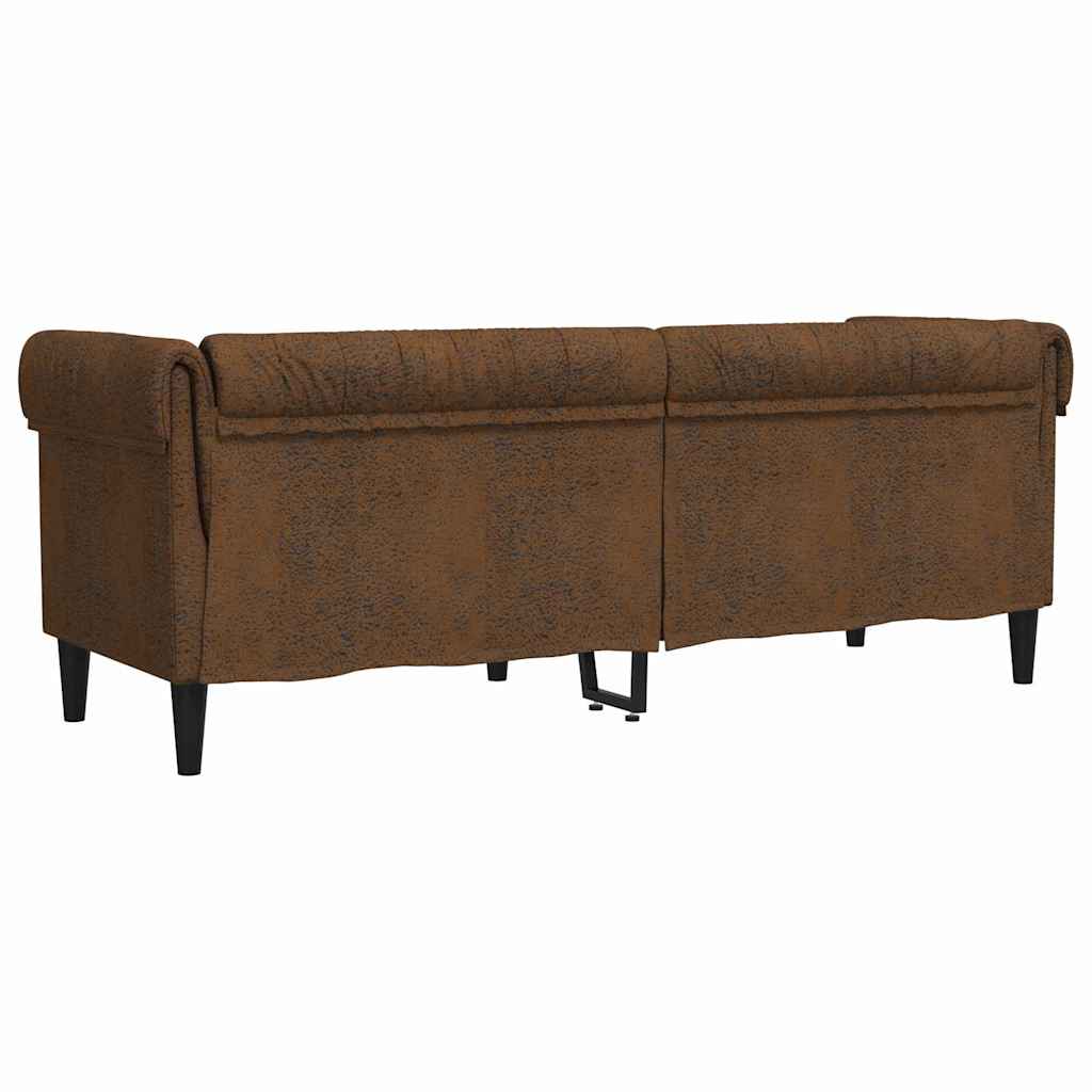 Sofa Smeđa 201,5 x 74,5 x 74,5 cm Poliester