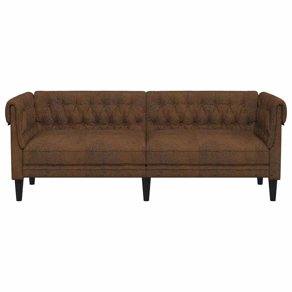 Sofa Smeđa 201,5 x 74,5 x 74,5 cm Poliester
