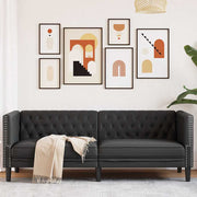 Sofa Crna 194 x 74,5 x 70,5 cm PVC