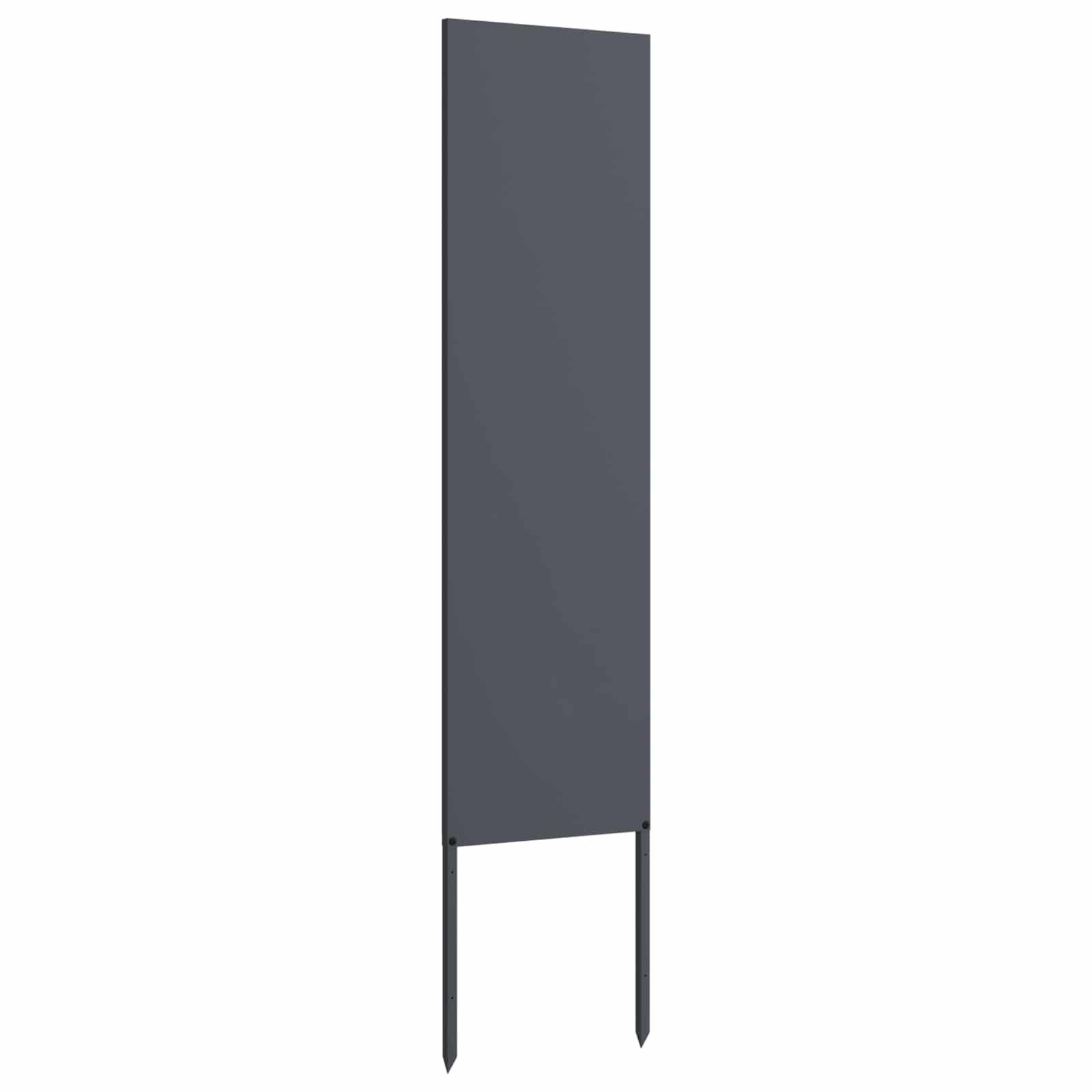 Privatnost u vrtu Antracit 32 x 140 cm Hladno valjana čelična