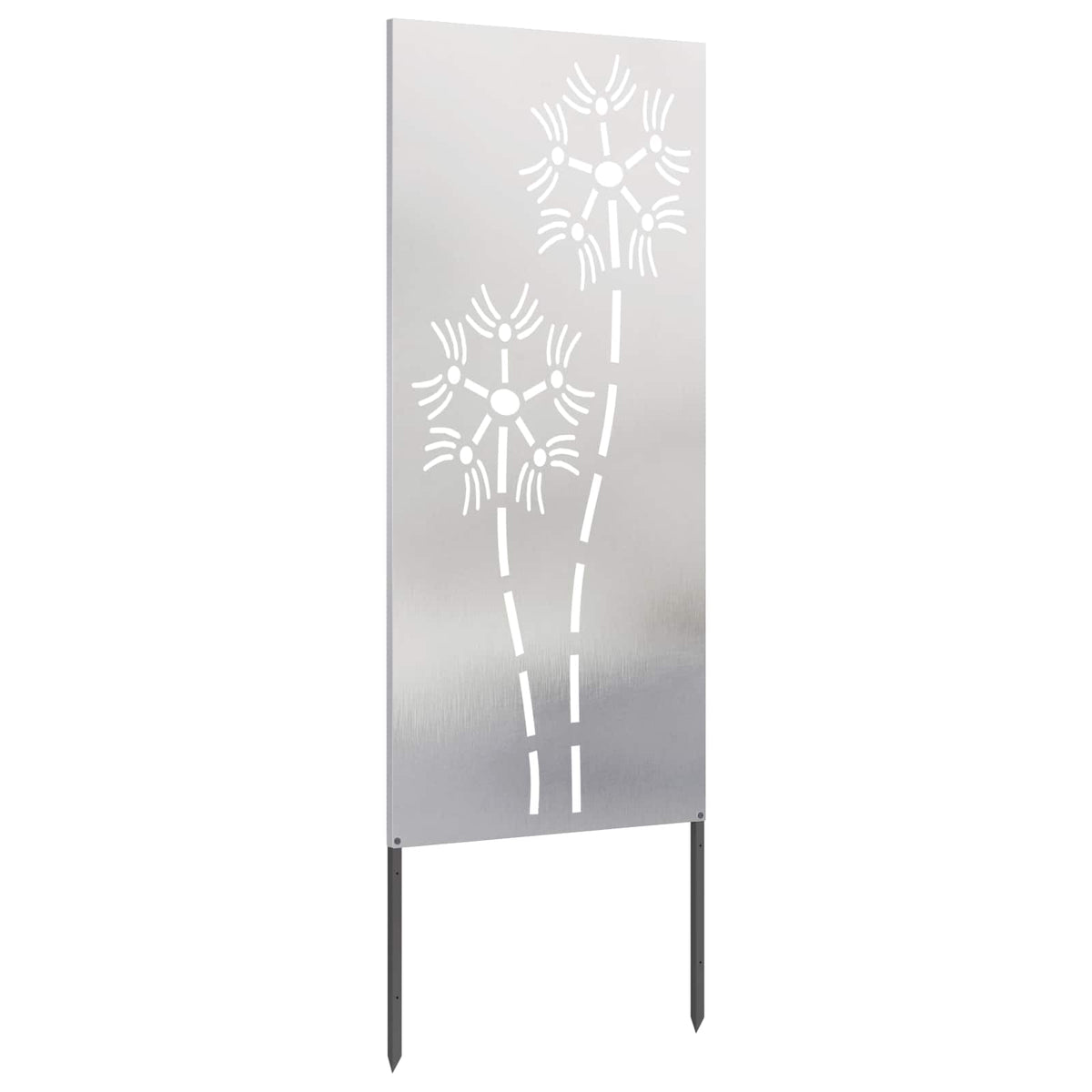 Privatnost u vrtu Srebrno 50 x 140 cm Nehrđajući čelik