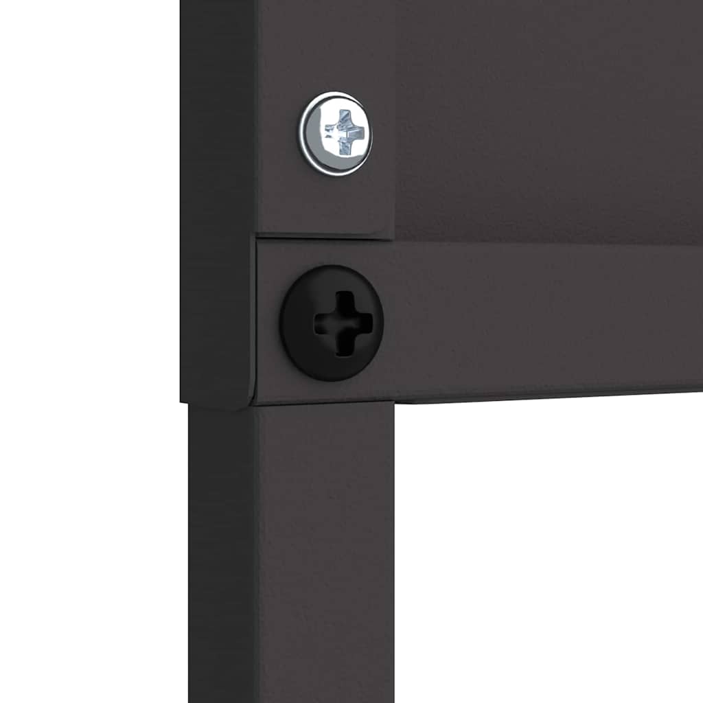 Privatnost u vrtu Crna 50 x 140 cm Hladno valjana čelična