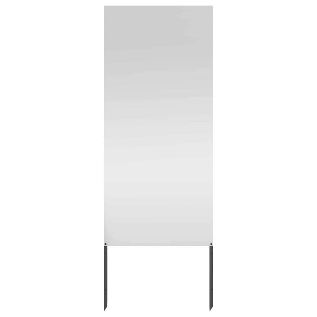 Privatnost u vrtu Rezbarija Srebrno 50 x 140 cm Pocinčani čelik