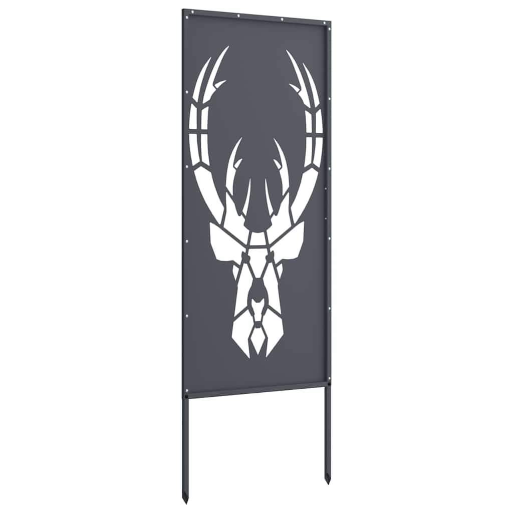 Privatnost u vrtu Antracit 50 x 140 cm Hladno valjana čelična