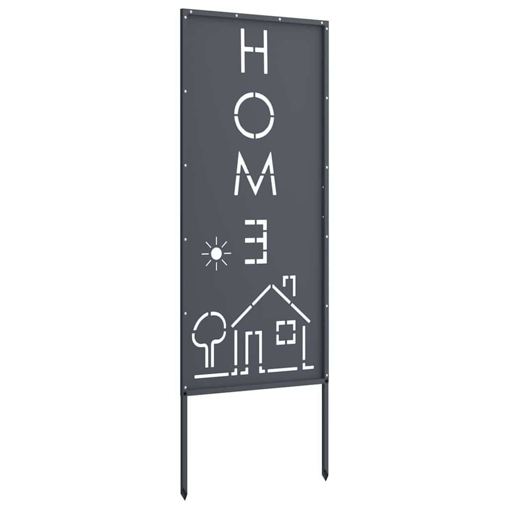 Privatnost u vrtu Antracit 50 x 140 cm Hladno valjana čelična