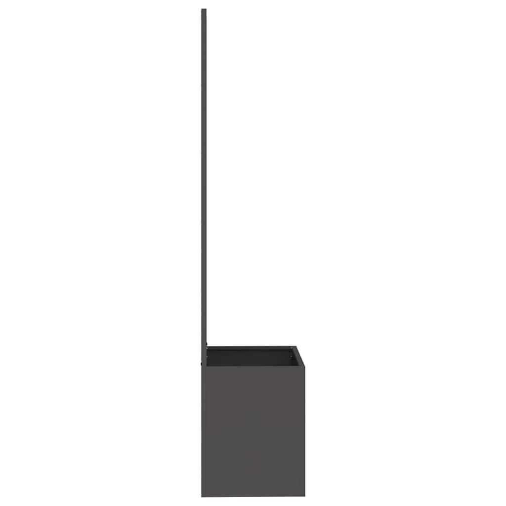 Privatnost u vrtu Crna 50 x 32 x 150 cm Hladno valjana čelična