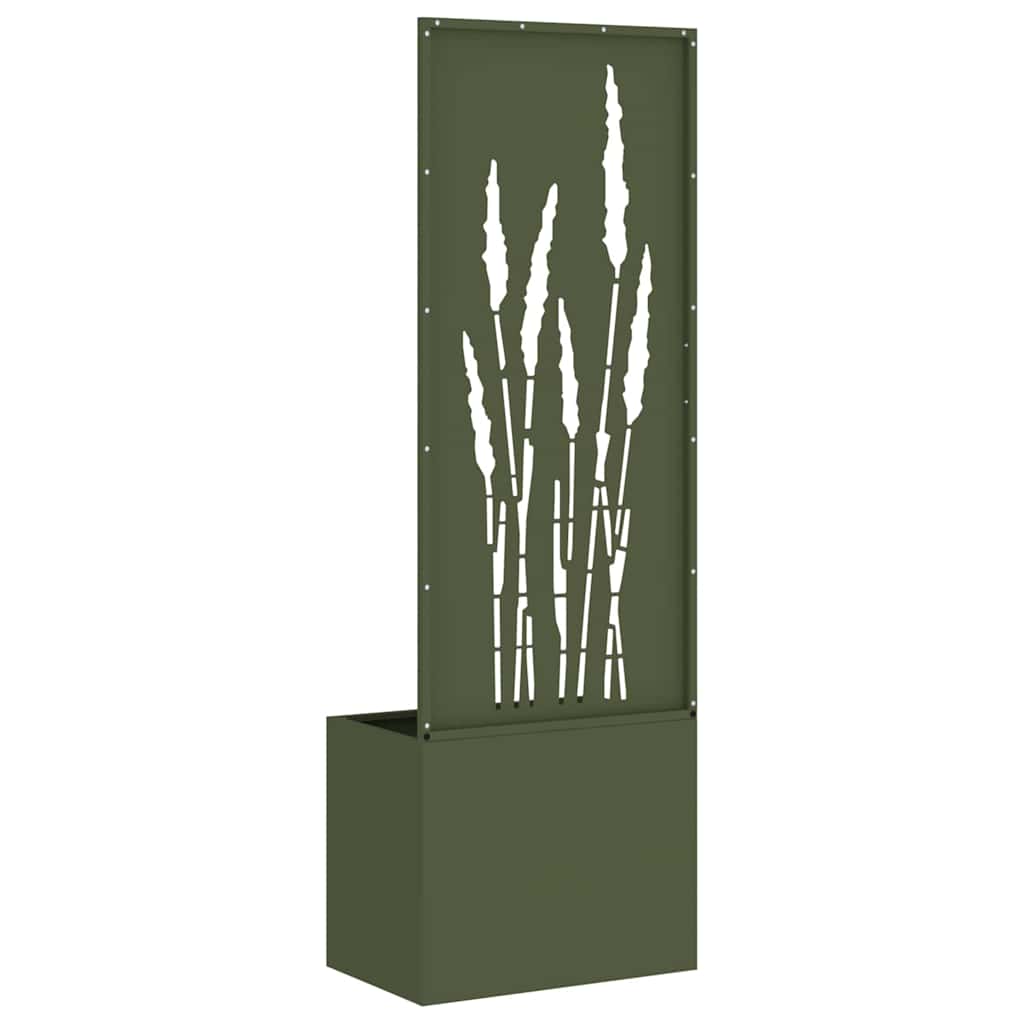 Privatnost u vrtu Rezbarija Maslinovo zelena 50 x 32 x 150 cm