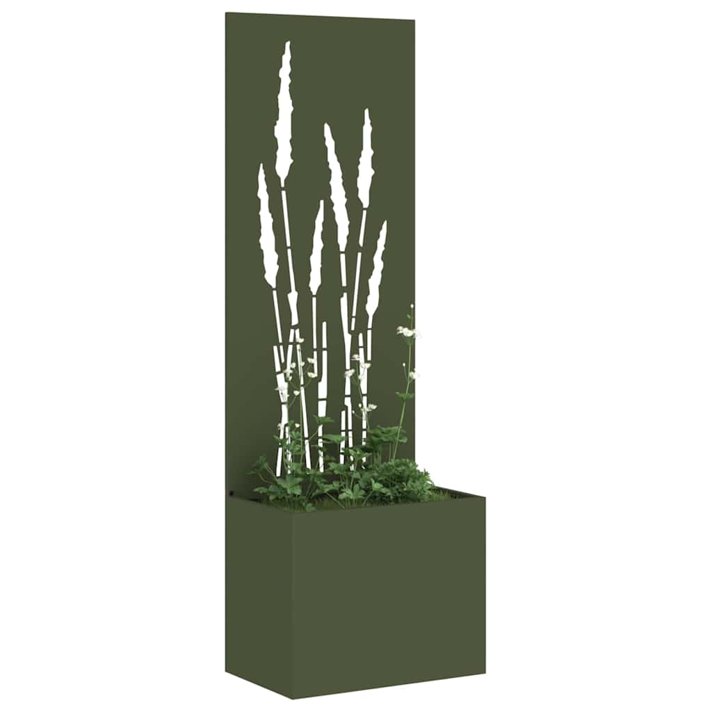 Privatnost u vrtu Rezbarija Maslinovo zelena 50 x 32 x 150 cm
