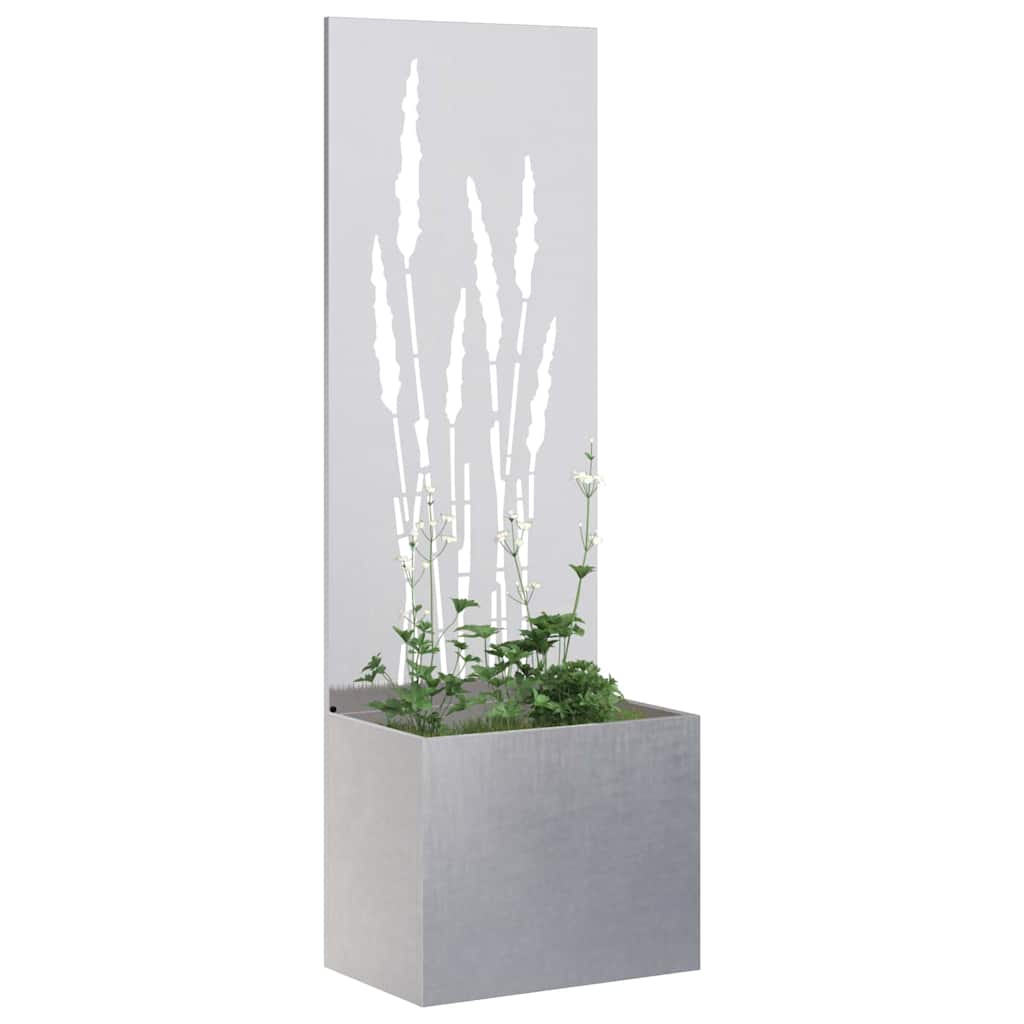 Privatnost u vrtu Srebrna 50 x 32 x 150 cm Nehrđajući čelik
