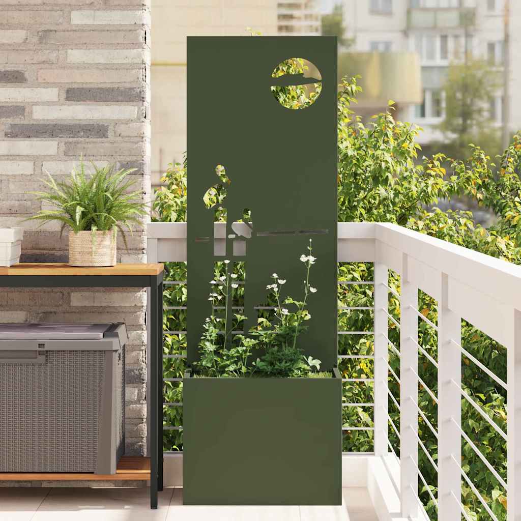 Privatnost u vrtu Rezbarija Maslinovo zelena 50 x 150 cm