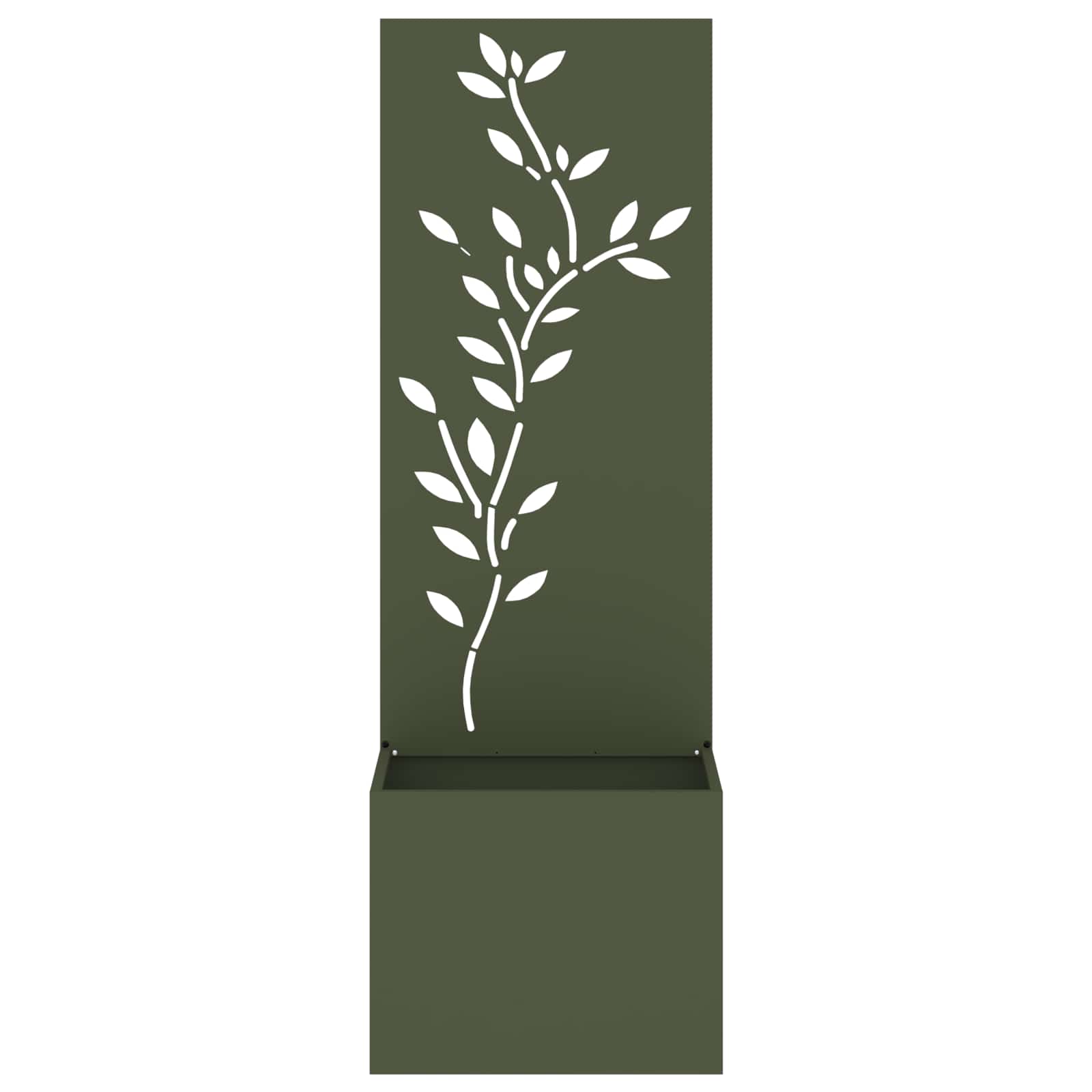 Privatnost u vrtu Cvjetni Maslinovo zelena 50 x 150 cm