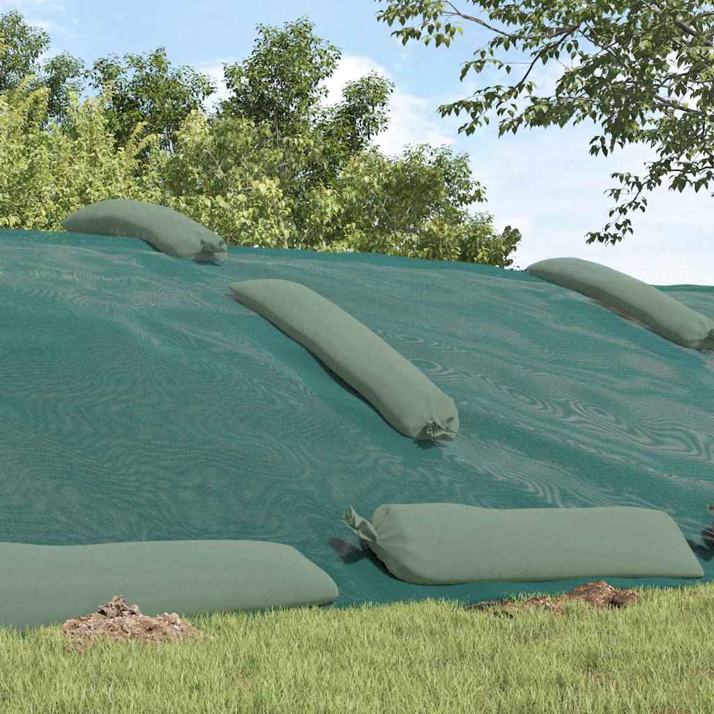 Pokrivač za silos Zelena 8 x 5 m HDPE