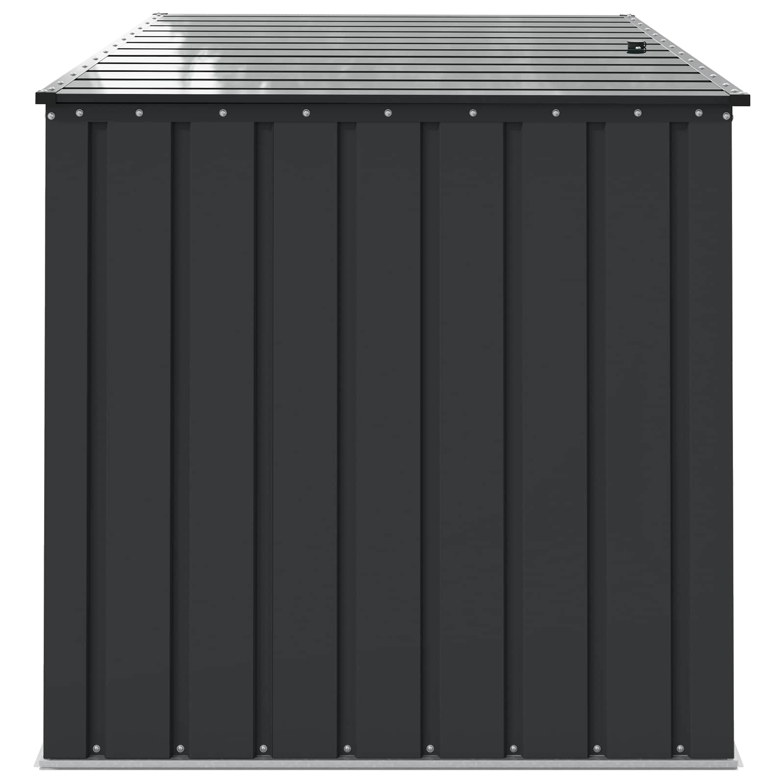 Kutija za spremanje u vrtu Crna 151,5 x 107 x 100 cm Čelik